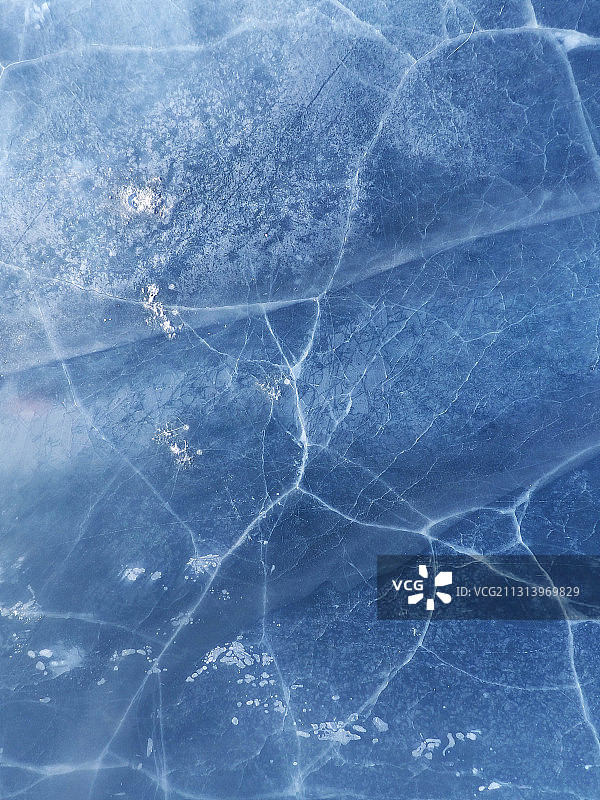 航拍北京瓜草地景区冰河图片素材