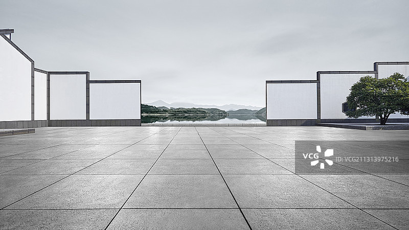 中式庭院图片素材