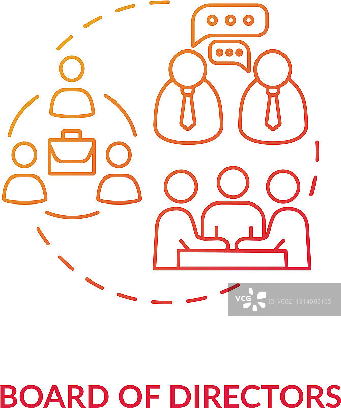 董事会概念图标图片素材