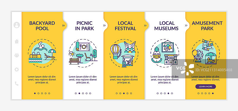 身心放松度假理念引导模板图片素材