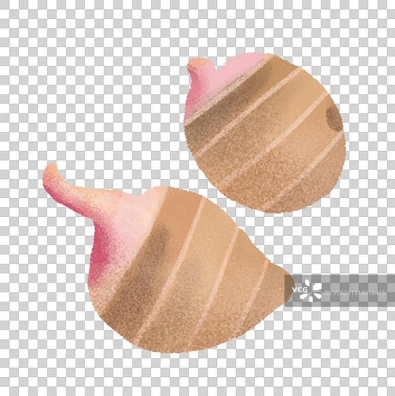 香芋芋头扁平风格图片素材