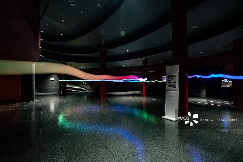 国家大剧院戏剧场外环廊图片素材