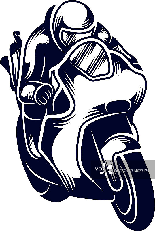 摩托车赛车运动标志设计图片素材