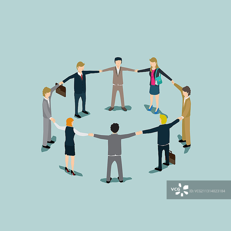 2.5D商务成功之路图片素材