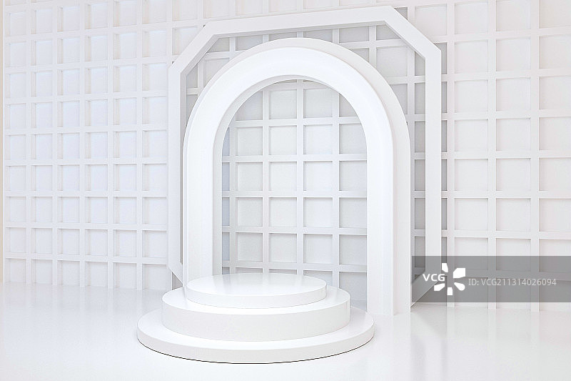 3D创意展览背景场景图片素材