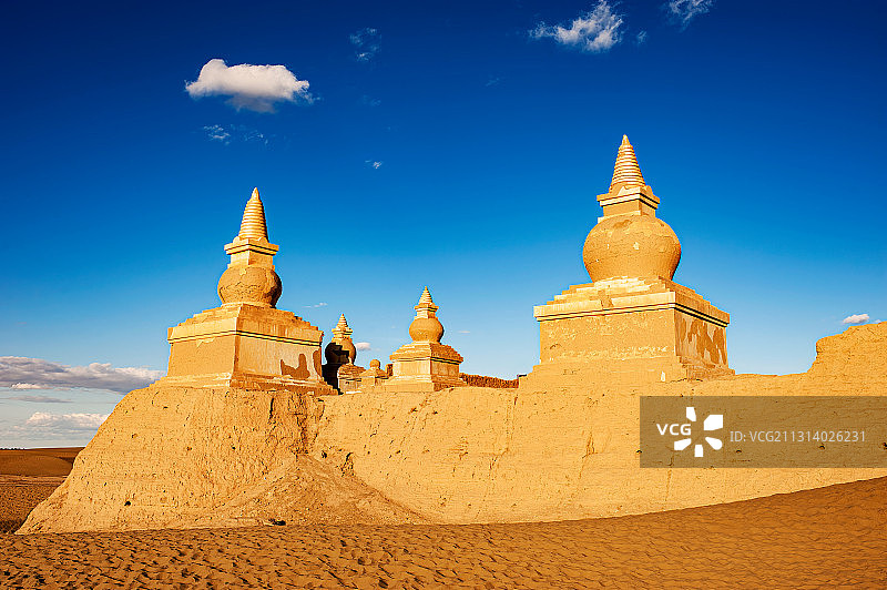 黑水城遗址图片素材