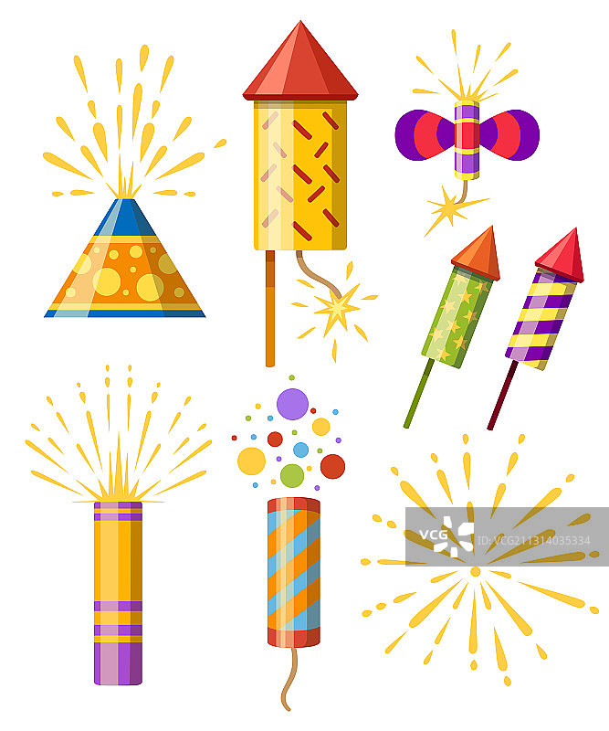 鞭炮烟火合集图片素材