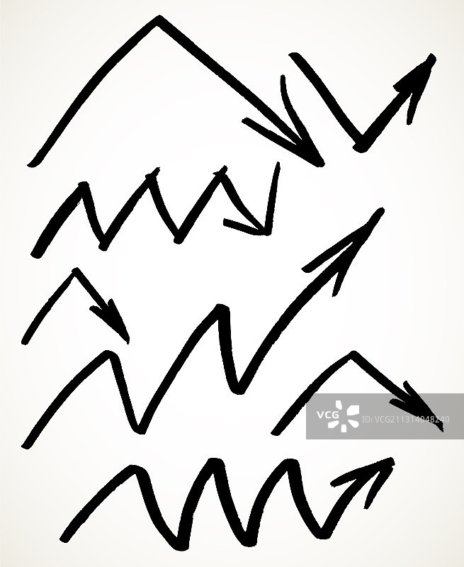 手绘箭头合集图片素材