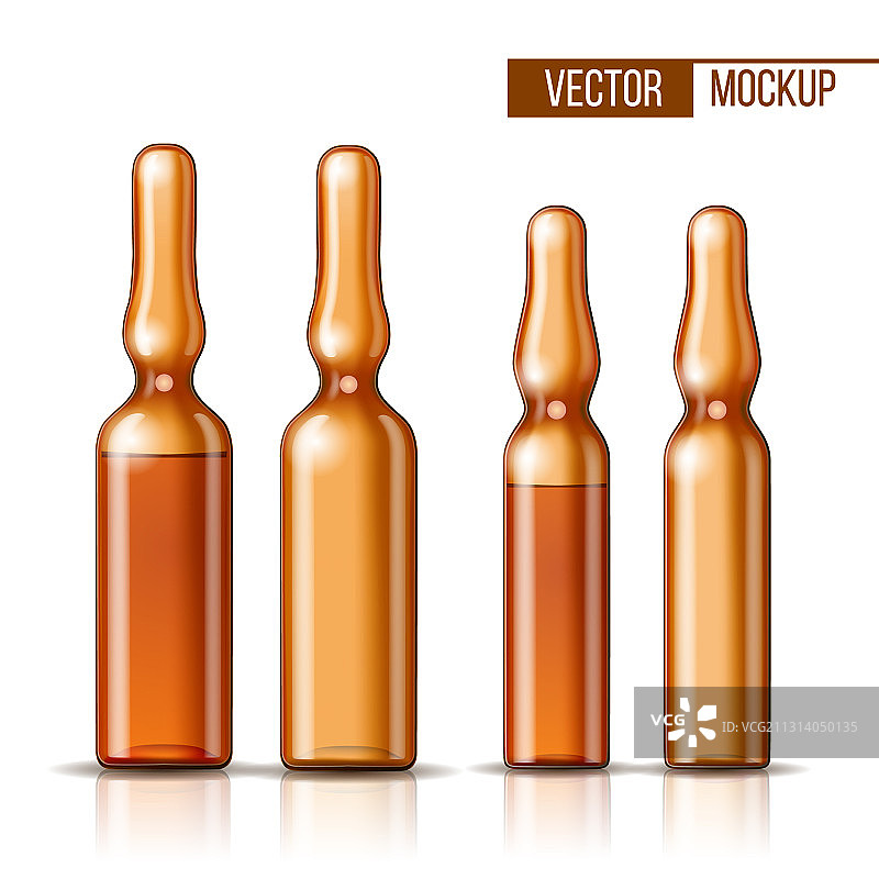 空透明玻璃安瓿图片素材