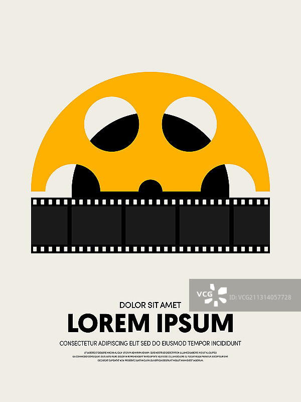 现代电影海报模板设计图片素材