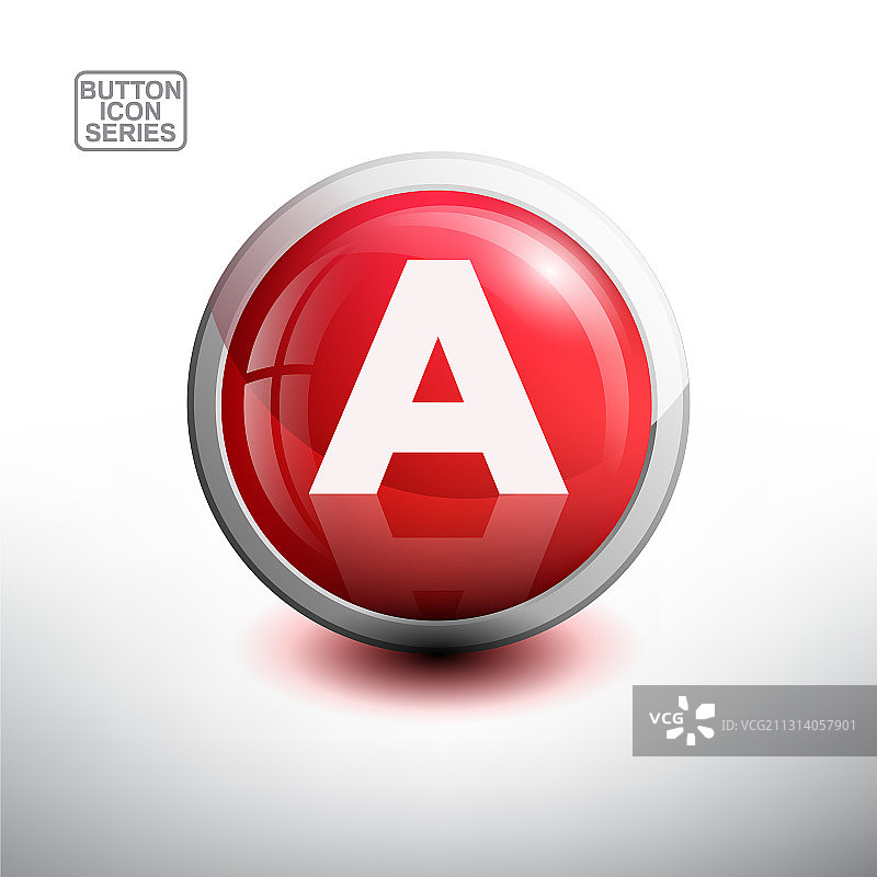 网页图标的闪亮按钮字母图片素材