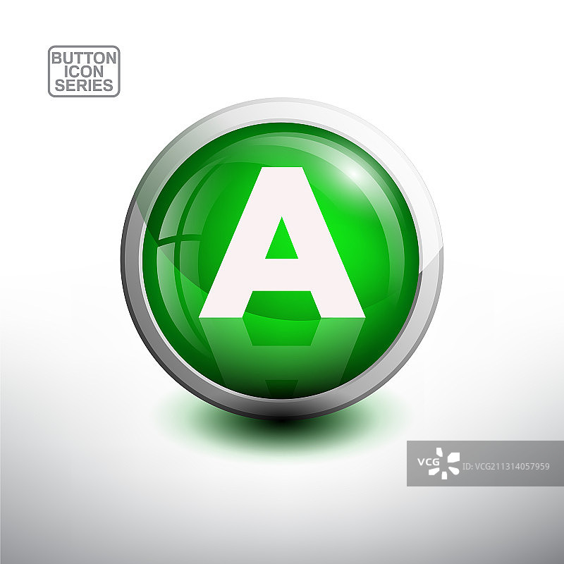 网页图标的闪亮按钮字母图片素材