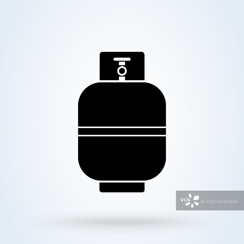 现代简约燃气瓶图标设计图片素材