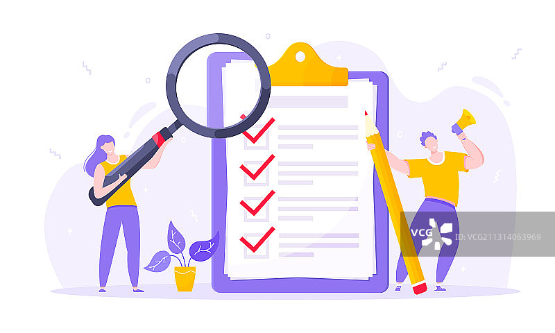 任务完成商业概念小人图片素材