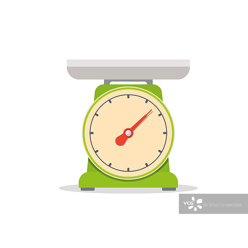 带托盘的厨房模拟烹饪秤图片素材