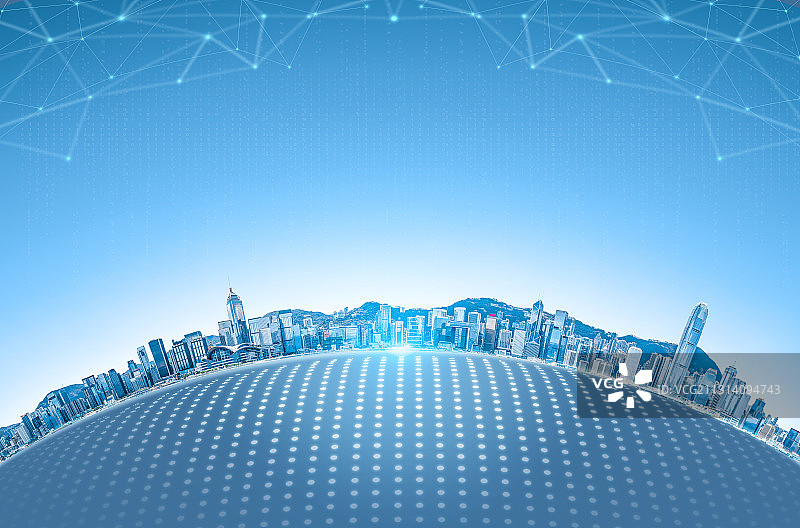 香港科技网络城市图片素材