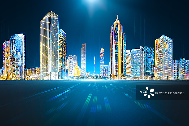 广州科技城市背景图片素材