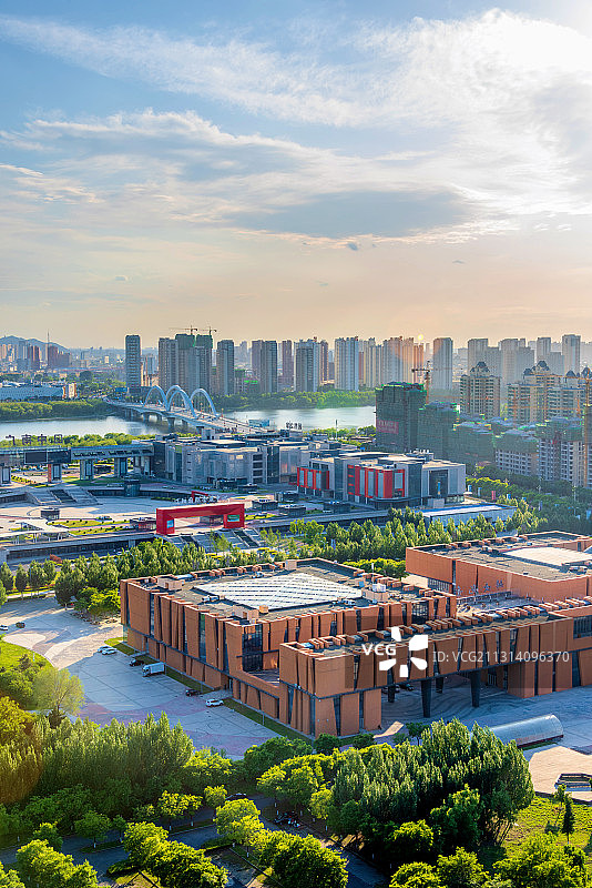 中国辽宁辽阳市图书馆图片素材