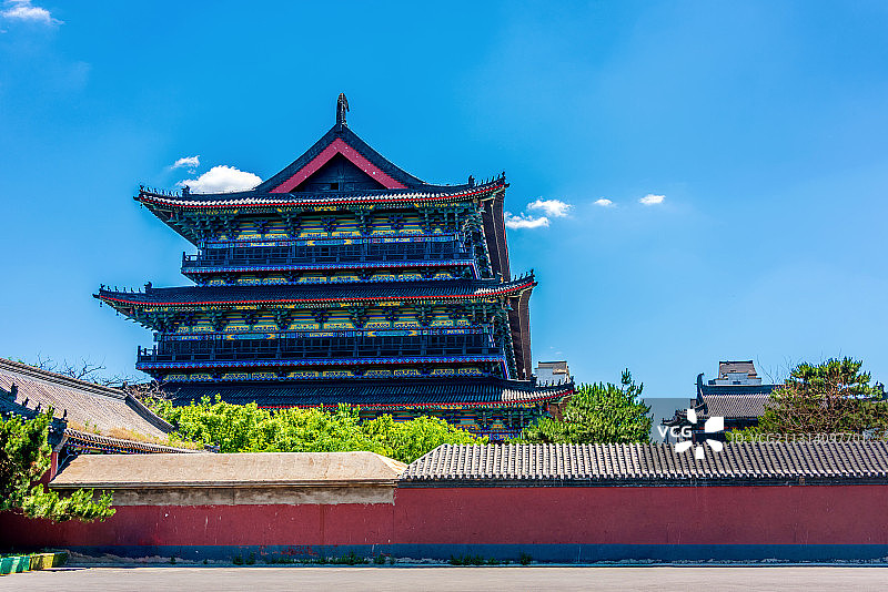 中国辽宁辽阳广佑寺风光图片素材