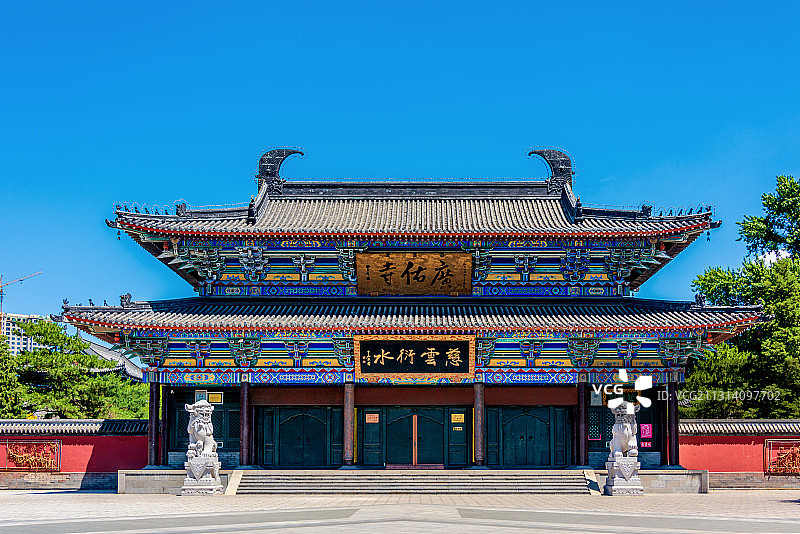 中国辽宁辽阳广佑寺风光图片素材