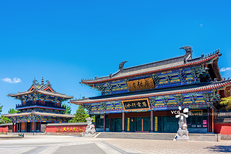 中国辽宁辽阳广佑寺风光图片素材
