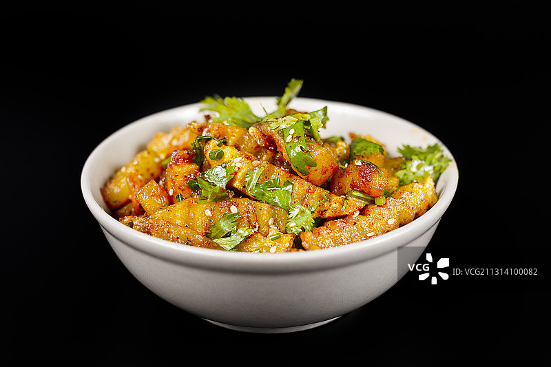 川味川菜四川小吃狼牙土豆图片素材