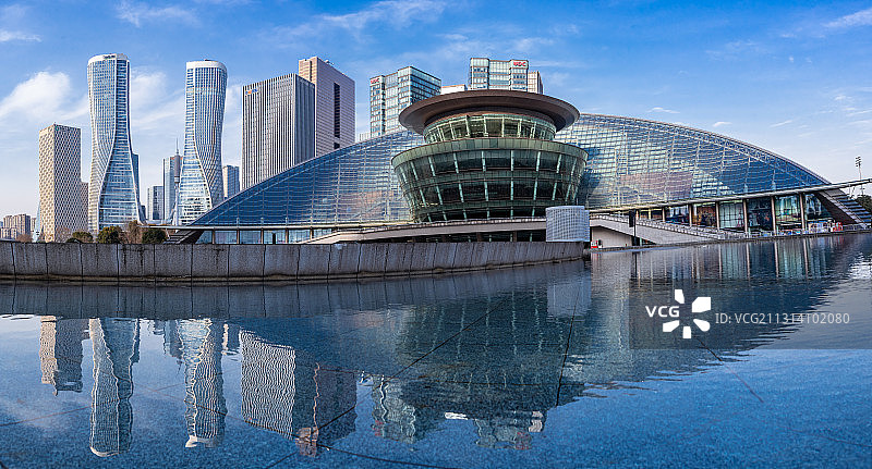 杭州大剧院全景图片素材