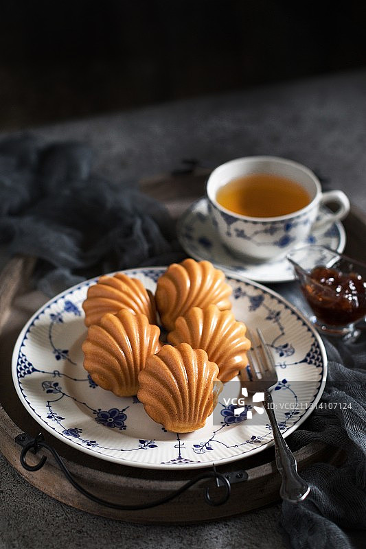 玛德琳蛋糕图片素材