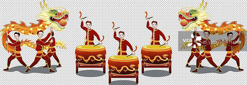 舞龙图片素材