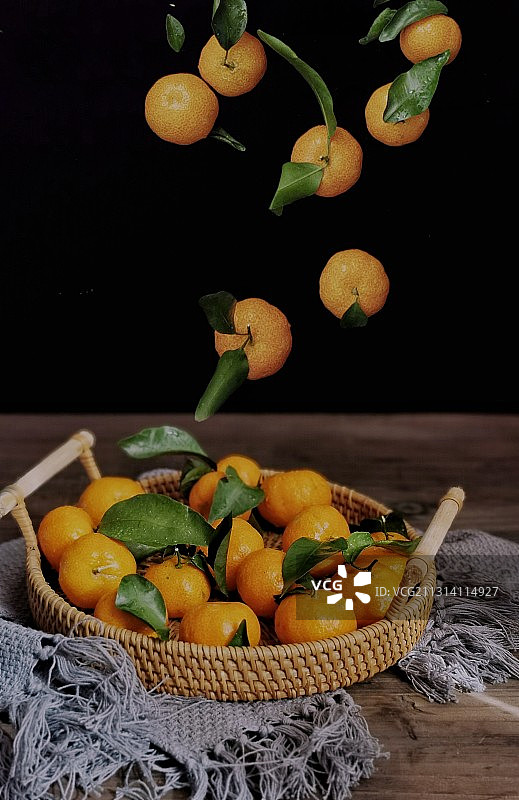 橘子熟了图片素材