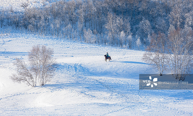 冬日雪原图片素材