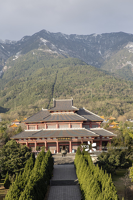 云南省大理市崇圣寺雨铜观音殿图片素材