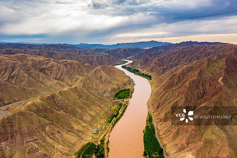 黄河宁夏段图片素材