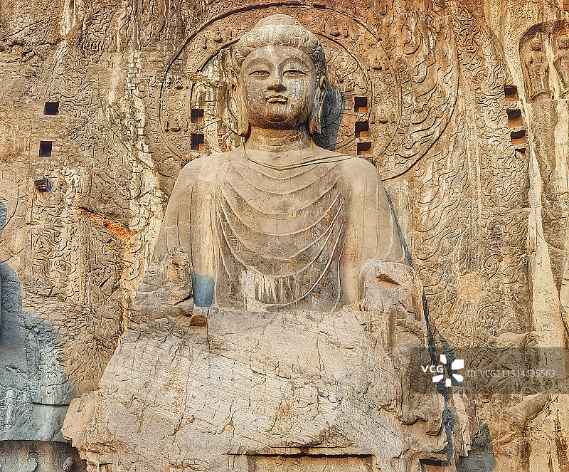 卢舍那晨曦图片素材