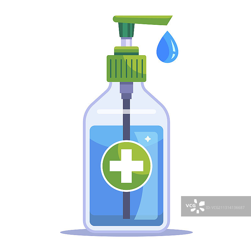 一瓶医用消毒剂图片素材