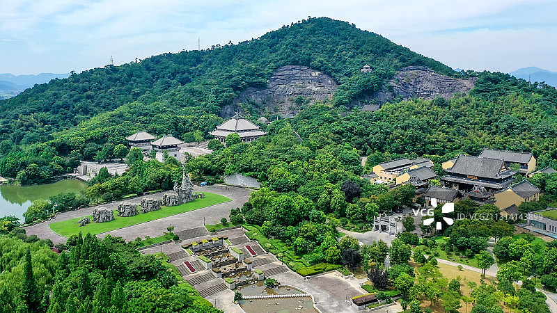 浙江省绍兴市上虞区曹娥江风景名胜区-中华孝德园图片素材