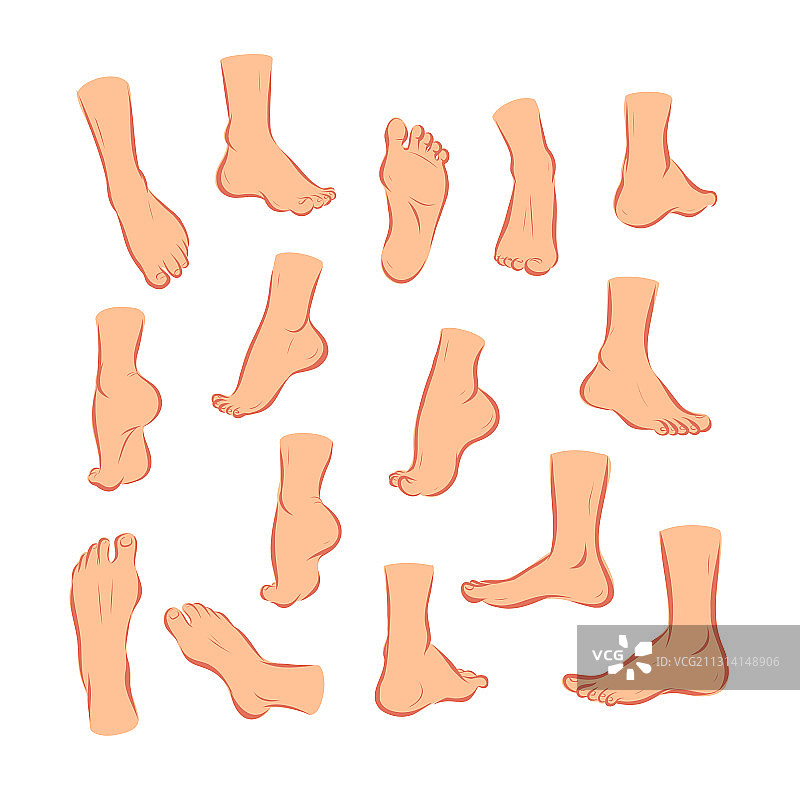 女人足部图片素材