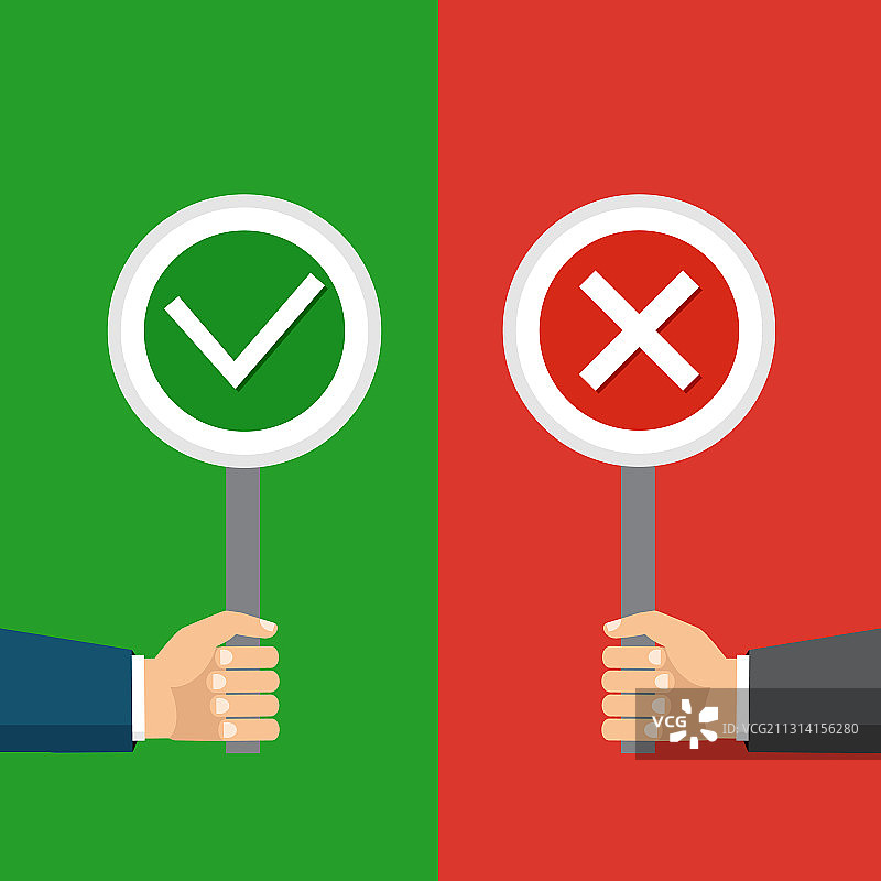 正确选择概念图片素材