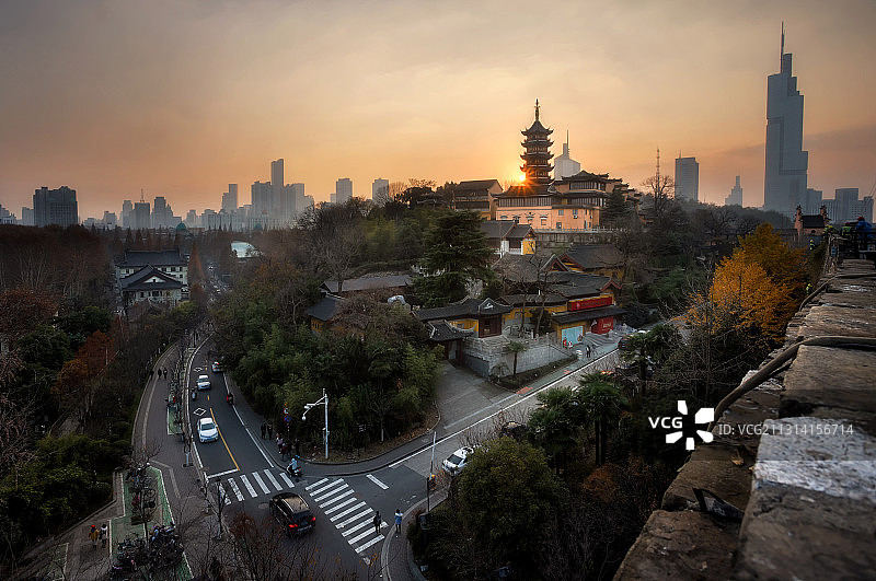 南京城市风光图片素材
