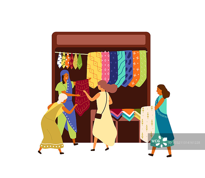 阿拉伯土耳其东方纺织街图片素材