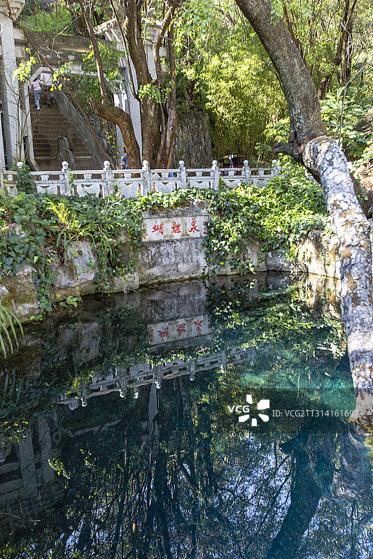 中国云南省大理市蝴蝶泉图片素材