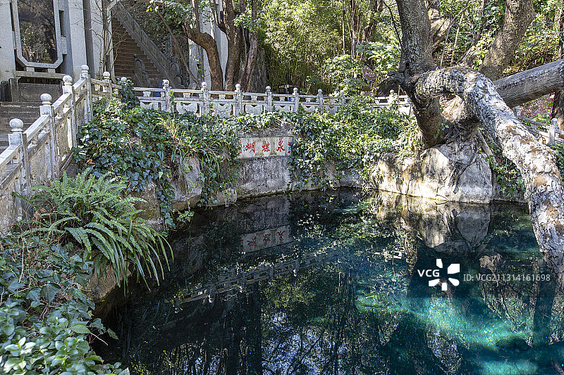 中国云南省大理市蝴蝶泉图片素材