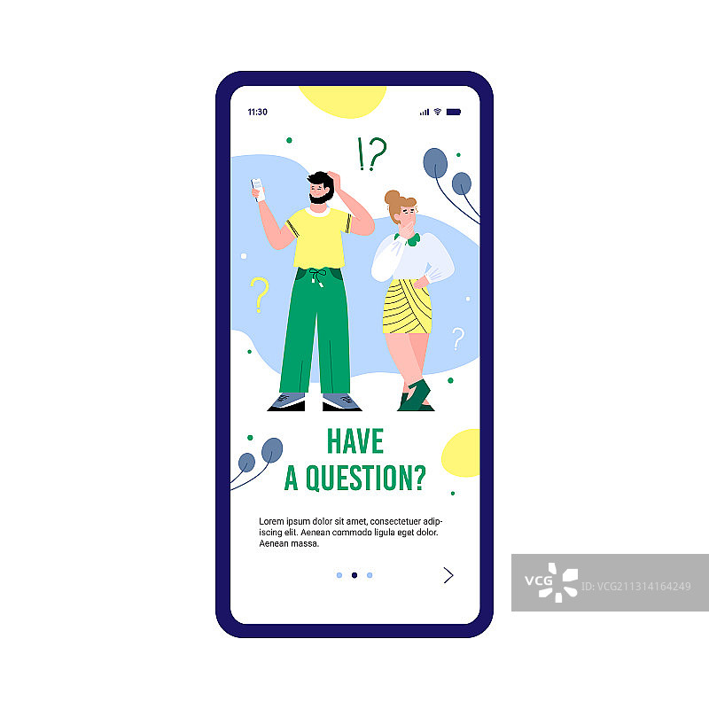 客户移动端引导页模板图片素材