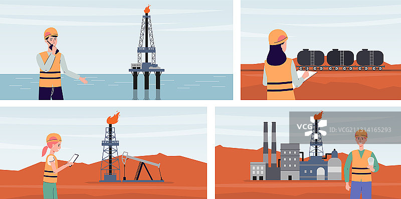 油气提炼背景图片素材