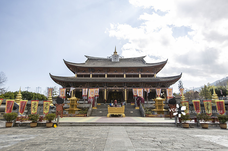 云南省大理市天龙八部影视城皇宫（西夏王宫）图片素材