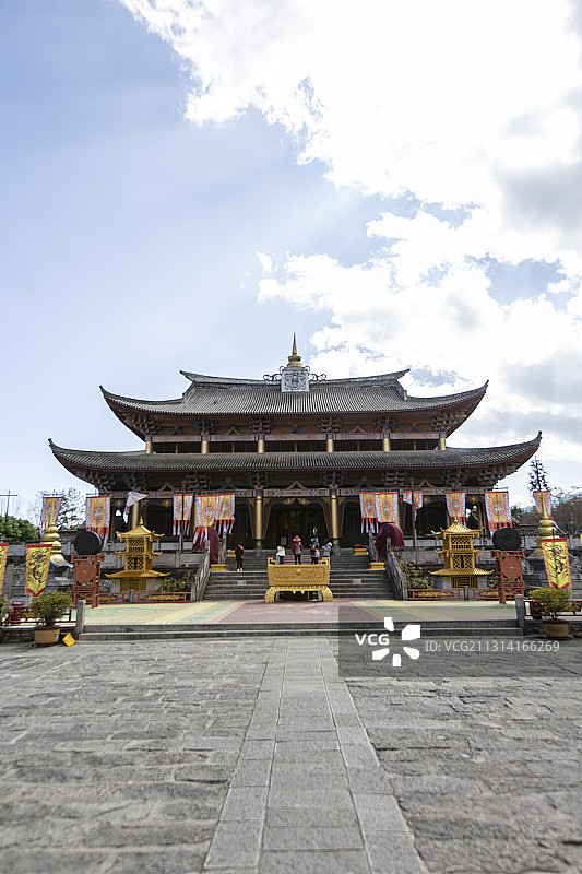 云南省大理市天龙八部影视城皇宫（西夏王宫）图片素材