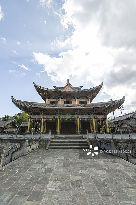 云南省大理市天龙八部影视城皇宫（西夏王宫）图片素材