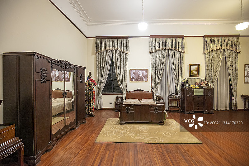 民国时期室内陈列建筑图片素材