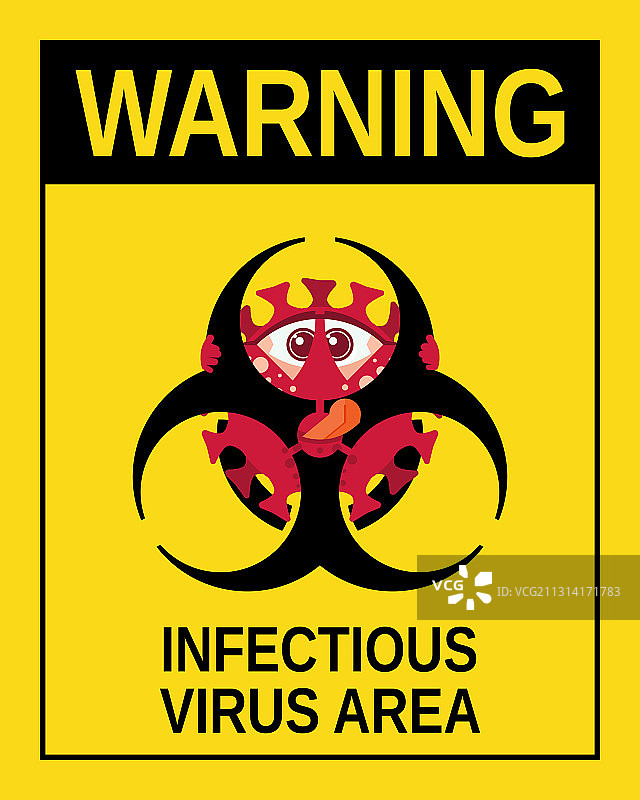 生物危害标志占用危险区域图片素材