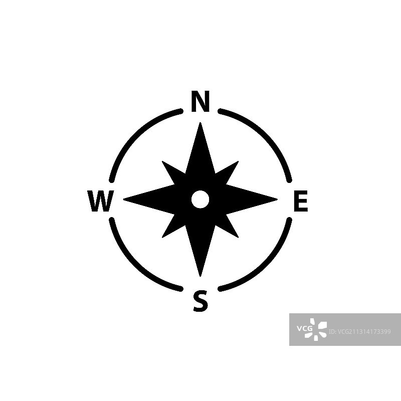 指南针Logo图标图片素材